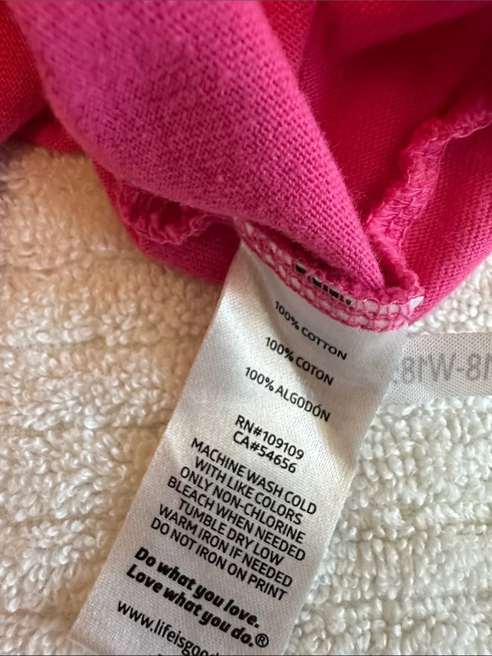 Life Is Good Bright Pink 'Amigo' Dog Long-Sleeve Tee L - Picture 3 of 8